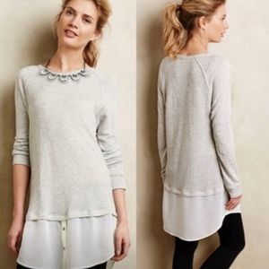 Anthropologie Dolan Avaline Layered Sweater